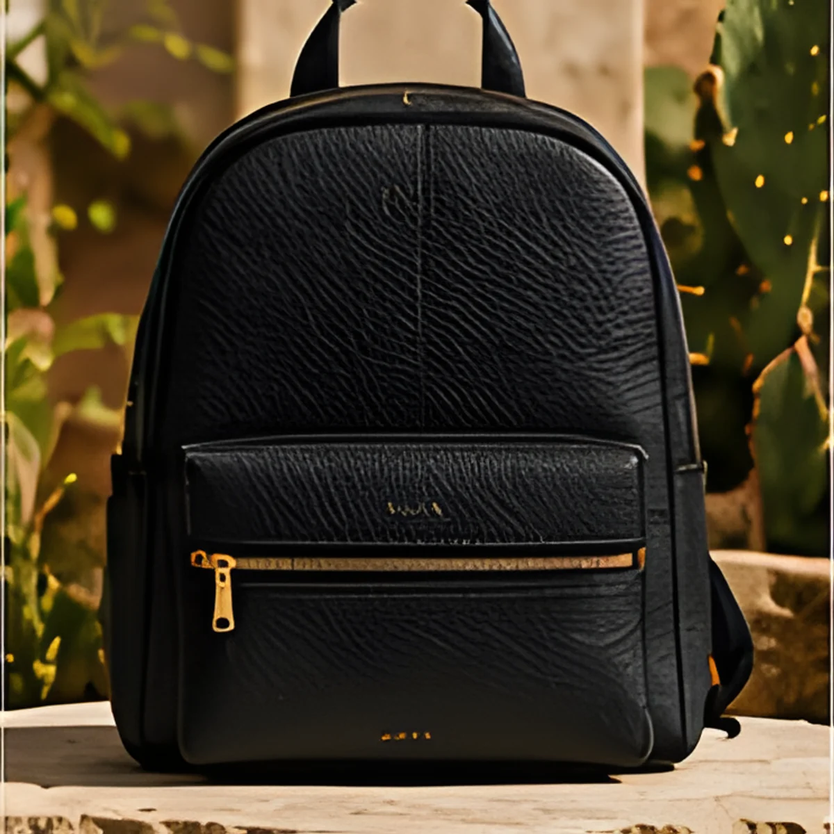 Classic Backpack in Black, front view